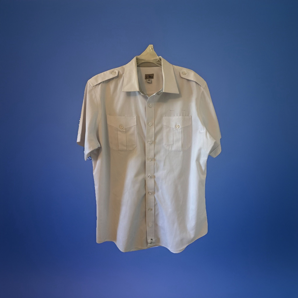 A Cut Above Uniform 2XL Pilots Collared Shirt Button Up